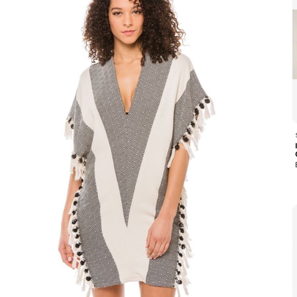 Koza Tops - Koza Chevron Tunic, Coverup, size M